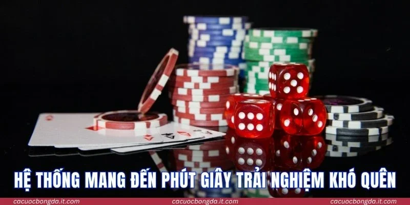 Hệ thống mang đến phút giây trải nghiệm khó quên